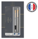 Набор Parker Jotter Core FK691 St.steel GT шариковая ручка+перьевая ручка 2093257